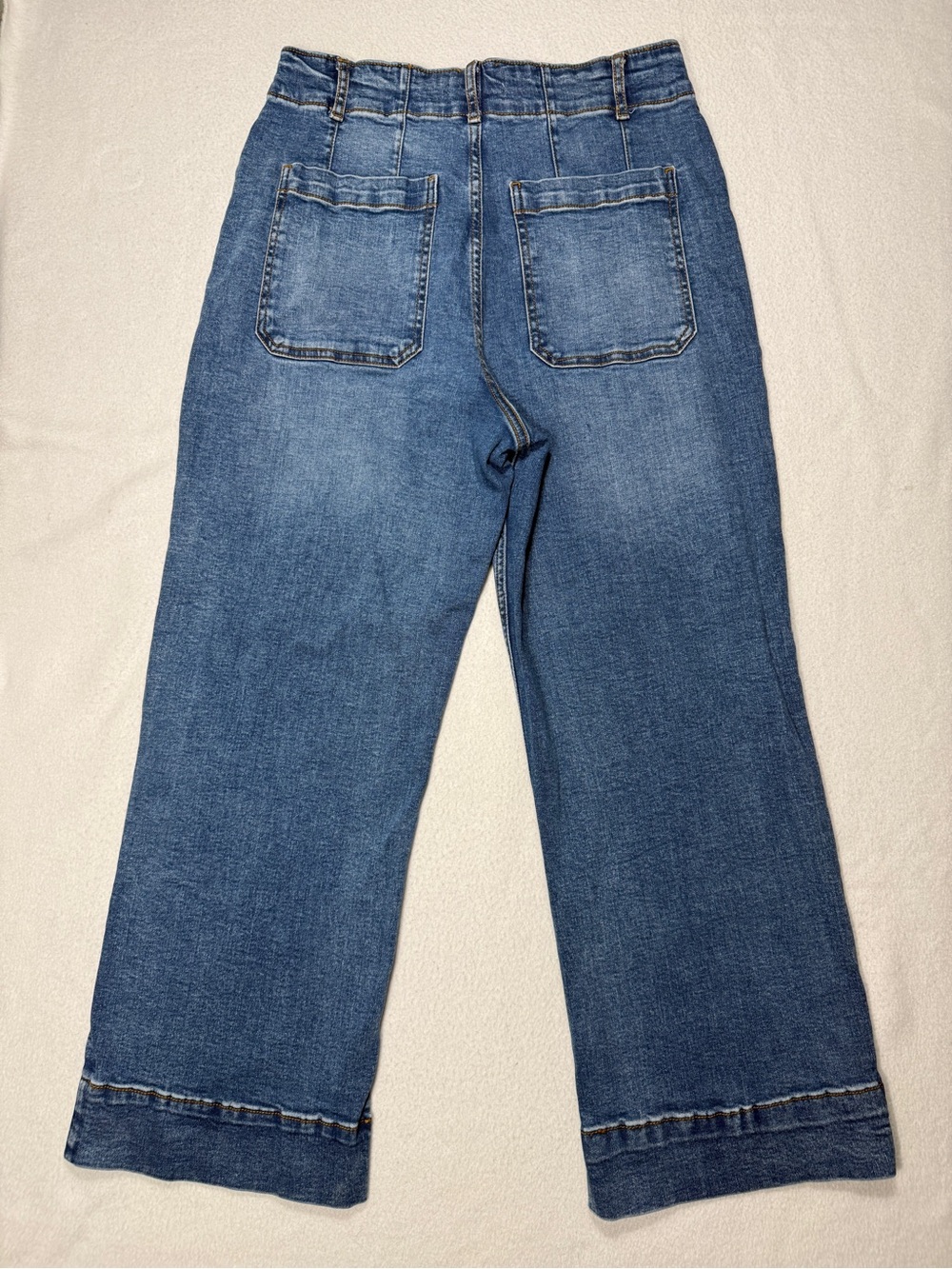 Bagatelle Collection NY Medium Wash Wide Leg Hi Rise Jean Size 31 #2477 - Picture 8 of 12